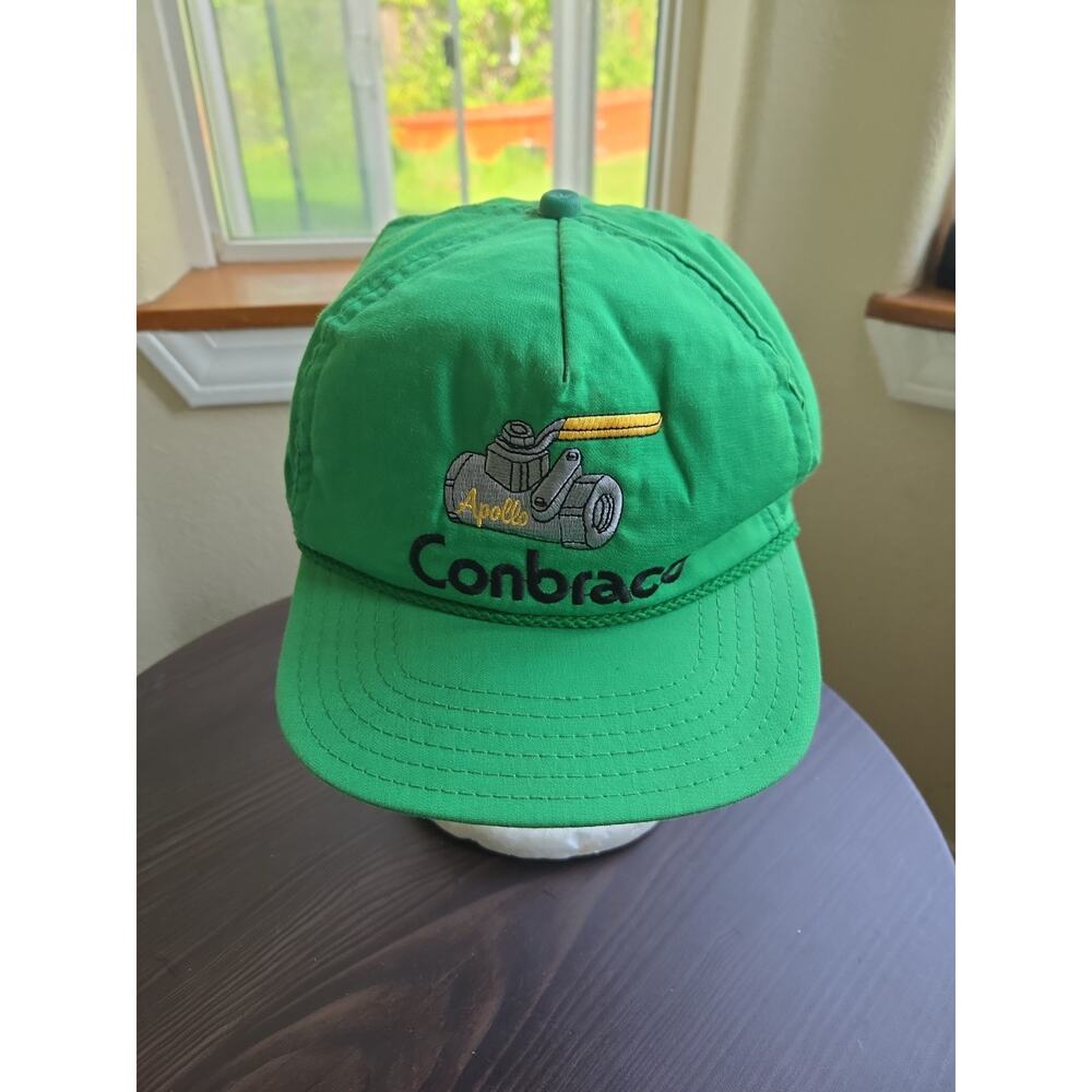 Conoco Lobo Dad Strap Apollo Promo Hat Green Vintage